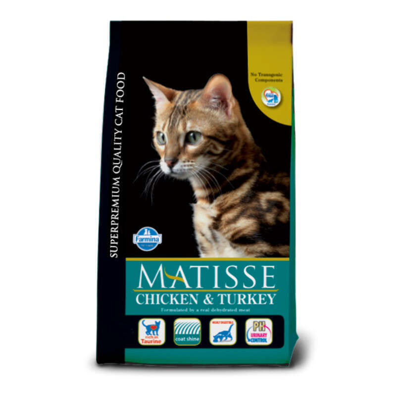 Farmina (Фарміна) Matisse Cat Chicken & Turkey – Сухий корм з куркою та індичкою для дорослих кішок (1,5 кг) в E-ZOO
