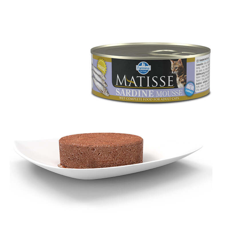 Farmina (Фармина) Matisse Cat Mousse Sardine – Консервированный корм с сардиной для котов (мусс) (85 г) в E-ZOO
