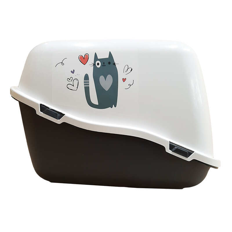 Petmax (Петмакс) Cat Toilet Ella Comfort Style – Закрытый туалет для котов с фильтром и совком в комплекте (50х32х40 см) в E-ZOO