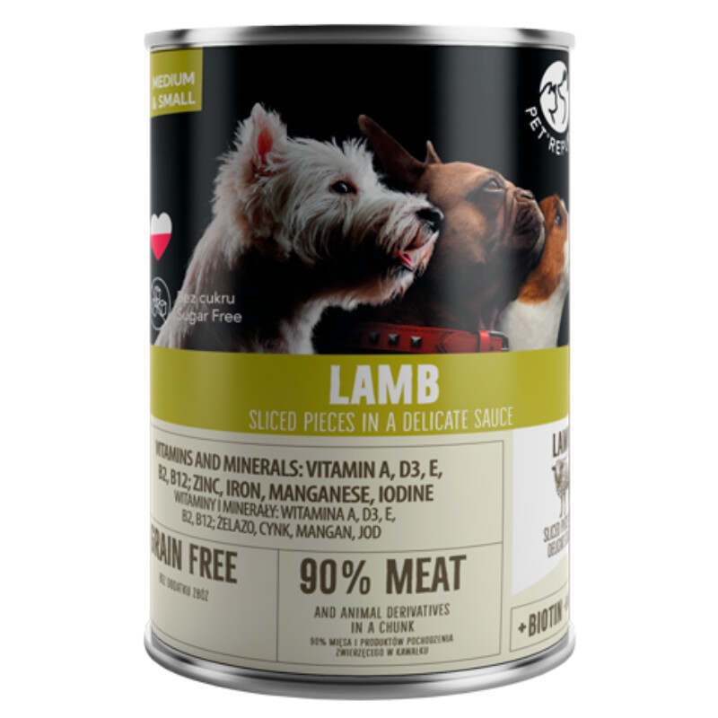 Pet Republic (Пет Репаблик) Lamb Chunks in Sauce - Консервированный корм с ягненком для собак различных пород (кусочки в соусе) (400 г) в E-ZOO