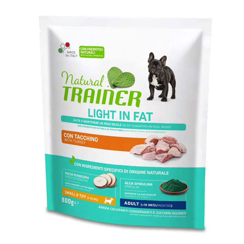 Trainer (Трейнер) Natural Weight Care Small&Toy Adult - Сухой корм с курицей и индейкой для собак мелких пород с избыточным весом (800 г) в E-ZOO