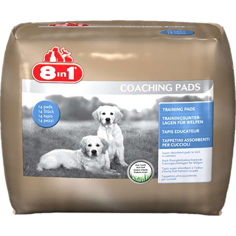8in1 (8в1) Coaching Pads - Пелюшки для собак та цуценят, що привчають до туалету, поглинаючі (60х60 см / 30 шт.) в E-ZOO
