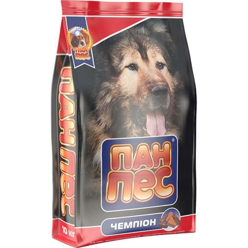 Пан Пес Чемпион - Сухой корм для собак с повышенными физическими нагрузками