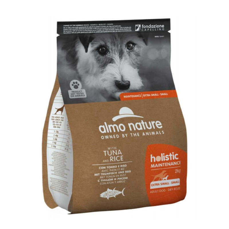 Almo Nature (Альмо Натюр) Holistic Dog Tuna&Rice Mini&Small Breeds - Сухий корм з тунцем та рисом для дорослих собак малих й мініатюрних порід (2 кг) в E-ZOO