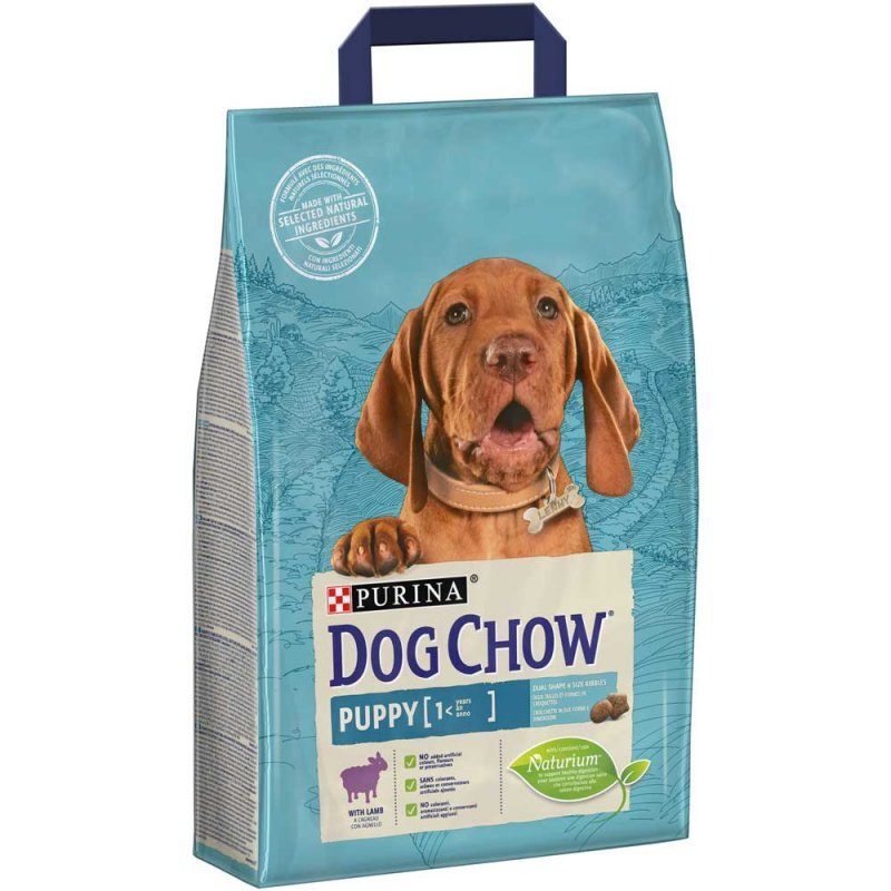 Dog Chow (Дог Чау) Puppy Lamb - Сухой корм с ягненком для щенков всех пород (2,5 кг) в E-ZOO