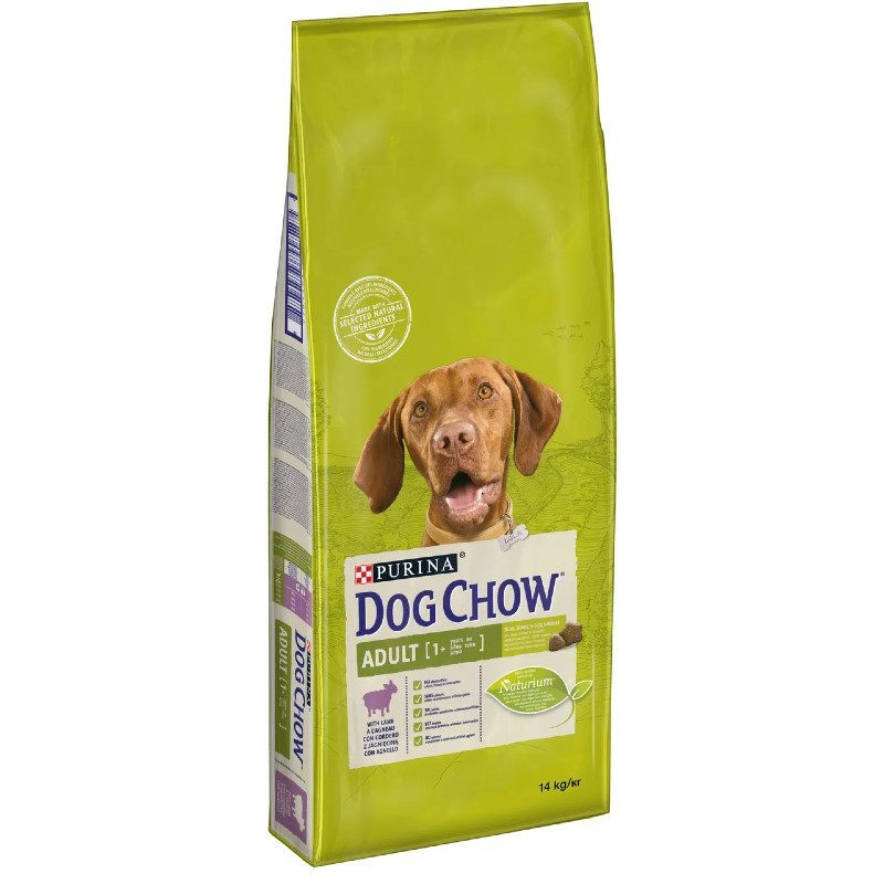 Dog Chow (Дог Чау) Adult Lamb - Сухой корм с ягненком для взрослых собак (14 кг) в E-ZOO