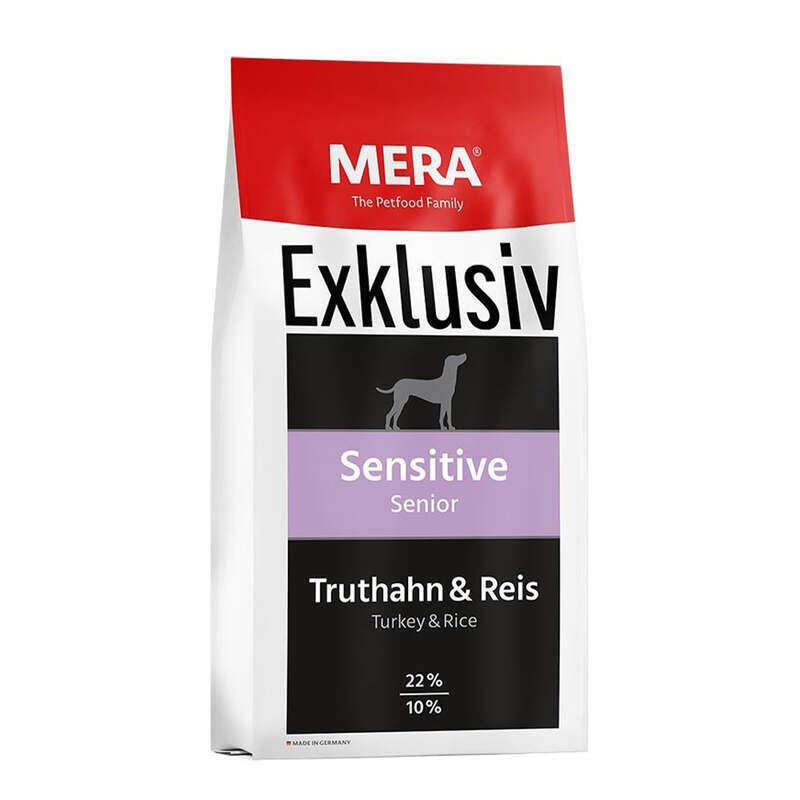 Mera (Мера) Exklusiv Sensitive Senior Turkey&Rice - Сухой корм с индейкой и рисом для пожилых собак с чувствительным пищеварением (15 кг) в E-ZOO