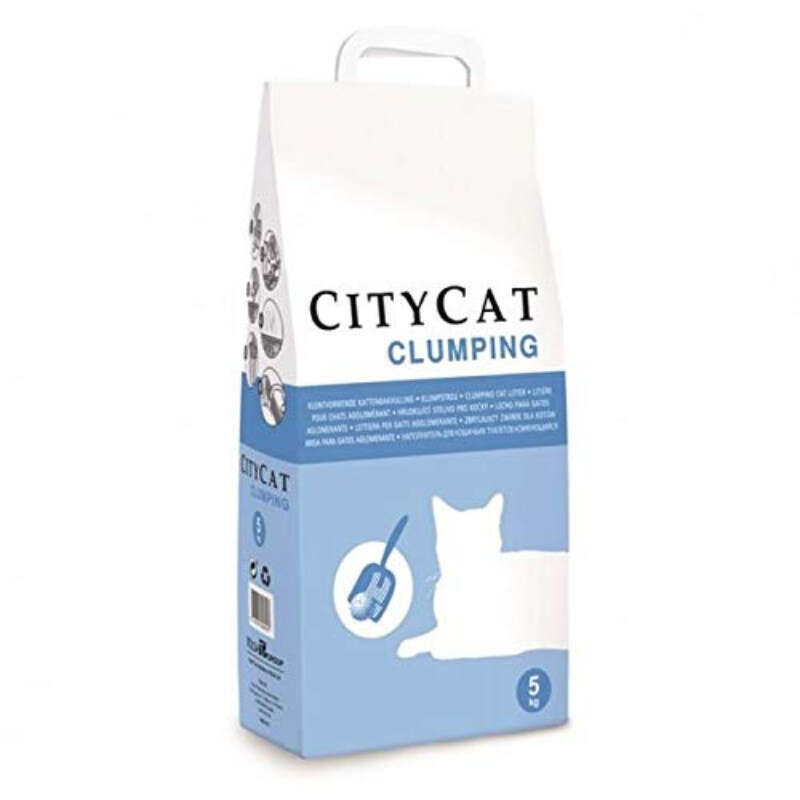 CityCat (СитиКет) Clumping Cat Litter – Бентонитовый комкующийся наполнитель для кошачьего туалета (5 кг) в E-ZOO