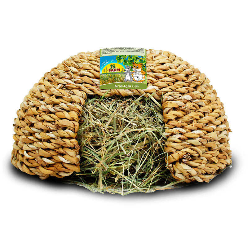 JR Farm (Джиер Фарм) Grass Igloo – Трав'яне Іглу з сіном для гризунів (200 г) в E-ZOO