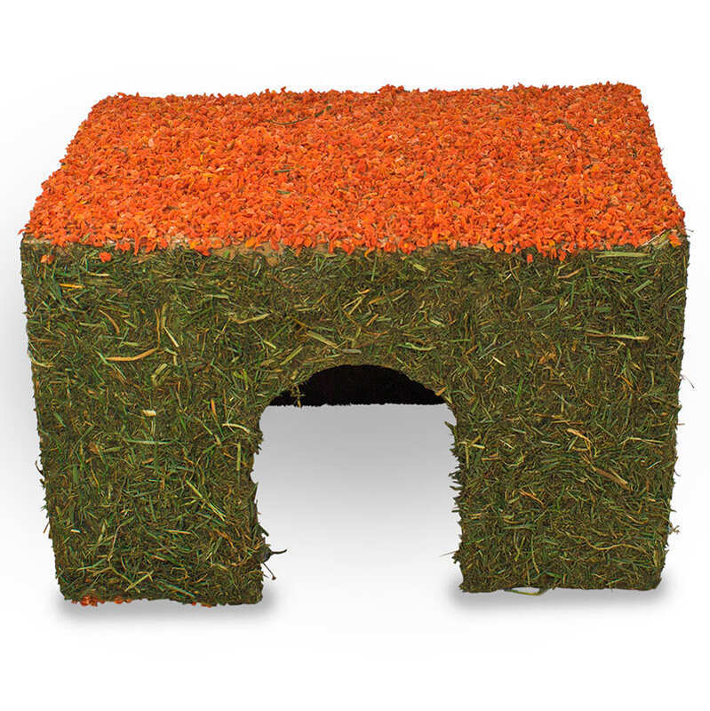 JR Farm (Джиер Фарм) Hay-House Carrot – Будиночок з сіна і моркви для гризунів (350 г) в E-ZOO