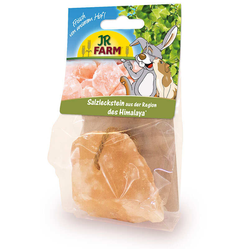 JR Farm (Джиер Фарм) Himalaya salt licking stone – Гімалайський солончак для карликових кроликів та гризунів (80 г) в E-ZOO