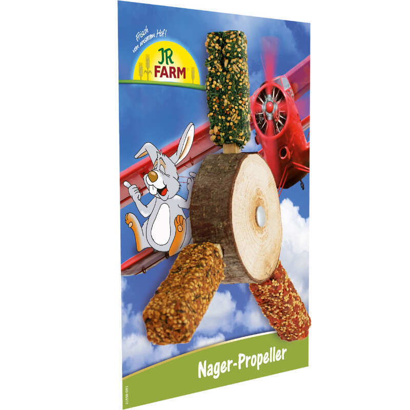 JR Farm (Джиэр Фарм) Snack-Propeller – Съедобный вращающийся пропеллер для грызунов (200 г) в E-ZOO