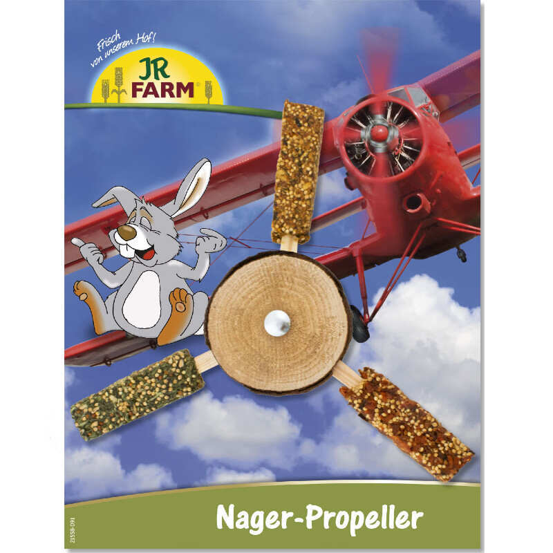 JR Farm (Джиэр Фарм) Snack-Propeller – Съедобный вращающийся пропеллер для грызунов (200 г) в E-ZOO