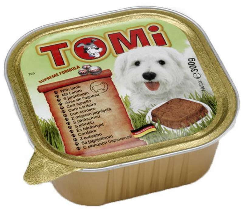 TOMi (Томі) Lamb - Консервований корм з м'ясом ягняти для собак (паштет) (300 г) в E-ZOO