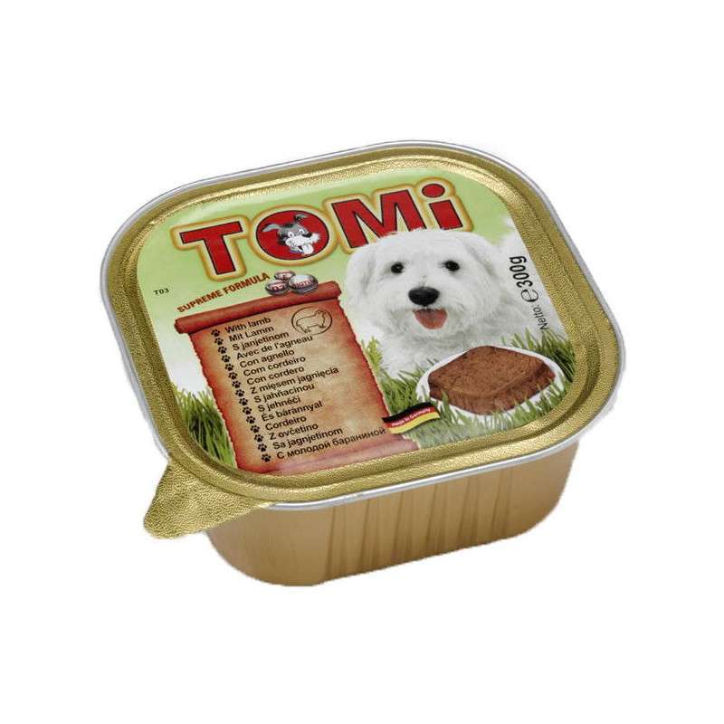 TOMi (Томи) Lamb - Консервированный корм с мясом ягненка для собак (паштет) (300 г) в E-ZOO