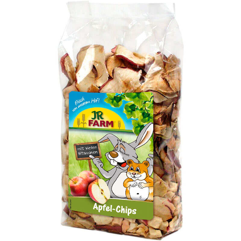 JR Farm (Джиер Фарм) Apple-Slices – Лакомство яблочные чипсы для грызунов (80 г) в E-ZOO