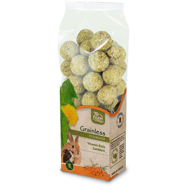 JR Farm (Джиэр Фарм) Grainless Health Vitamin-Balls Seabuckthorn – Лакомство беззерновое витаминные шарики c облепихой для грызунов (150 г) в E-ZOO