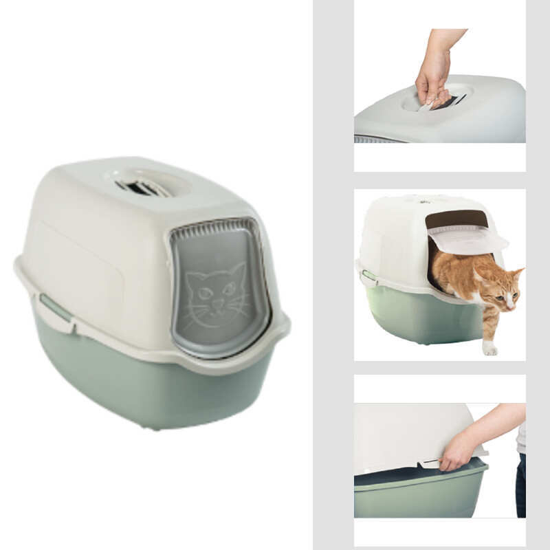 Rotho MyPet (Рото МайПет) Cat Toilet Bailey ECO – Закрытый туалет для котов с фильтром (56х40х39 см) в E-ZOO
