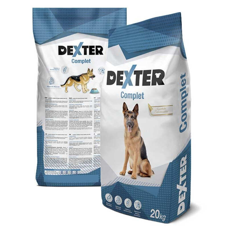 Dexter (Декстер) Сomplet Dog – Сухой полнорационный корм с мясом и овощами для взрослых собак (20 кг) в E-ZOO