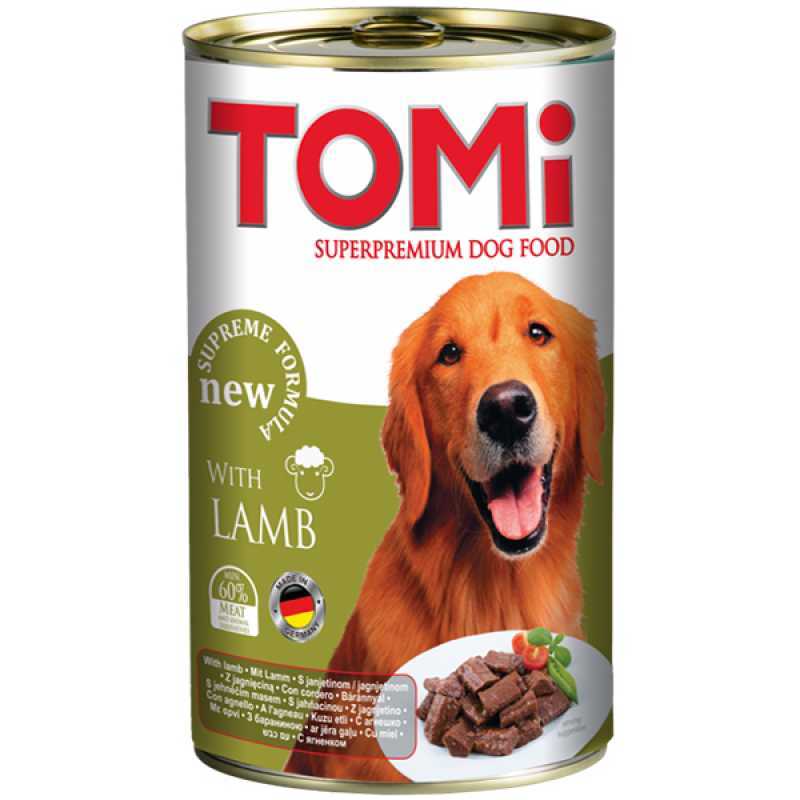 TOMi (Томи) Lamb - Консервированный корм с мясом ягненка для собак