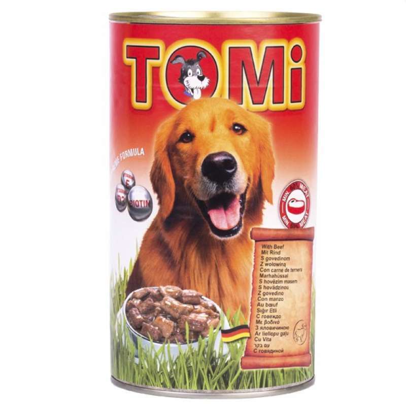 TOMi (Томи) Beef - Консервированный корм с говядиной для собак (400 г) в E-ZOO