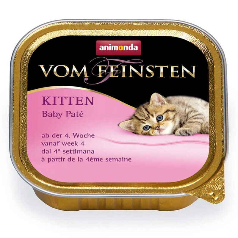 Animonda (Анимонда) Vom Feinsten Kitten Baby Paté - Консервированный корм с птицей, свининой и говядиной для котят (паштет) (100 г) в E-ZOO