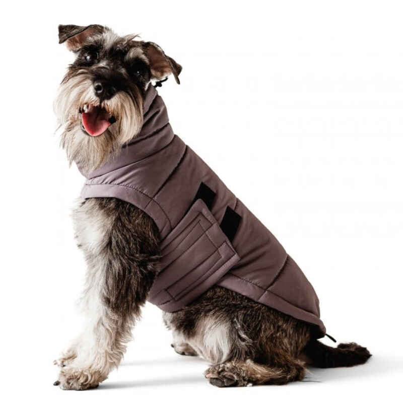 Noble Pet (Нобл Пет) Bobby - Куртка-пуховик для собак (сіро-фіолетовий) (M (30-32 см)) в E-ZOO