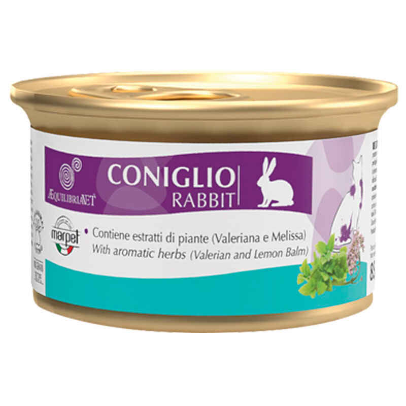 Marpet (Марпет) AequilibriaVET Rabbit – Консервированный корм с мясом кролика для котов (85 г) в E-ZOO