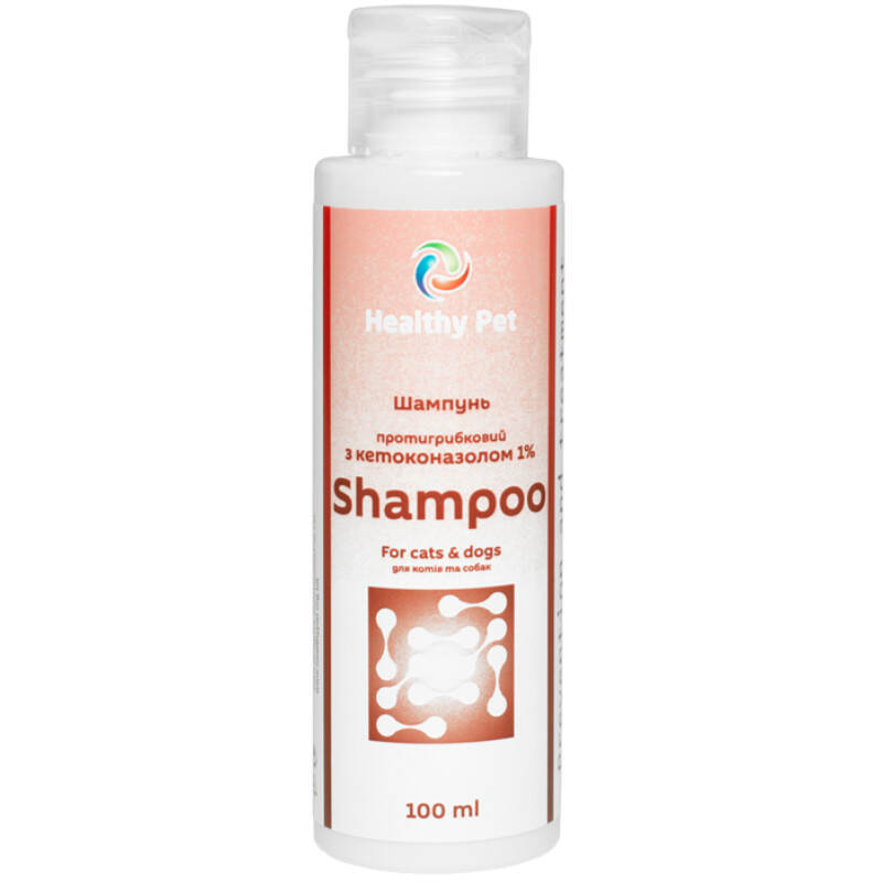 Healthy Pet (Хэлси Пет) Shampoo Dog&Cat - Шампунь противогрибковый с кетоконазолом 1% для собак и кошек (100 мл) в E-ZOO