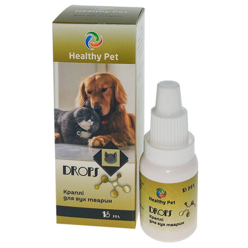 Healthy Pet (Хелсі Пет) Краплі для вух тварин з іонами срібла (15 мл) в E-ZOO