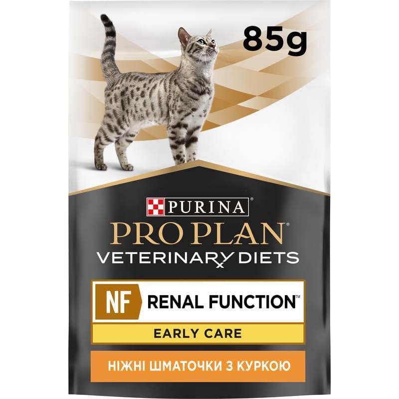 Pro Plan Veterinary Diets (Про План Ветеринарі Дієтс) NF Renal Function Early Care - Консервований корм з куркою для дорослих котів з патологією нирок (початкова стадія) (10х85 г) в E-ZOO