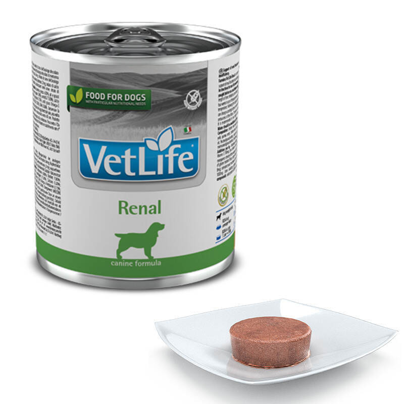 Farmina (Фармина) VetLife Renal – Консервированный корм-диета с курицей для собак с заболеванием почек (300 г) в E-ZOO