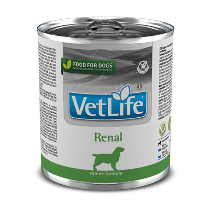 Farmina (Фармина) VetLife Renal – Консервированный корм-диета с курицей для собак с заболеванием почек (300 г) в E-ZOO