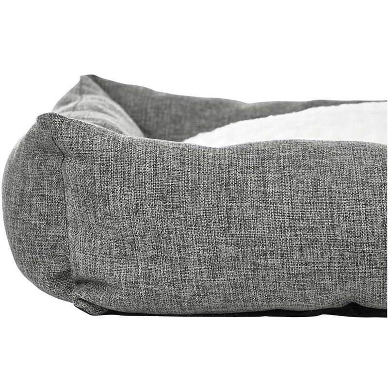 M-Pets (М-Петс) Oleron Basket – Лежак з бортами та двосторонньою подушкою для собак різних порід та котів (80х60х20 см) в E-ZOO