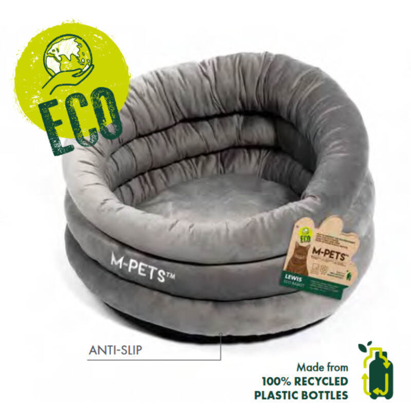 M-Pets (М-Петс) Lewis Eco Bed – Круглий еко-лежак Льюїс для котів та собак малих порід (Ø 55 см) в E-ZOO