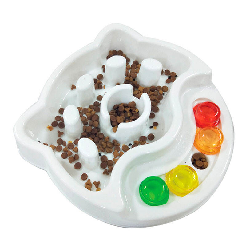 M-Pets (М-Петс) Tasty Viola Interactive Bowl - Інтерактивна миска Віола для повільного годування котів та собак (31х30.5х6 см) в E-ZOO