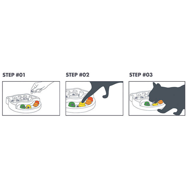 M-Pets (М-Петс) Tasty Viola Interactive Bowl - Интерактивная миска Виола для медленного кормления котов и собак (31х30.5х6 см) в E-ZOO