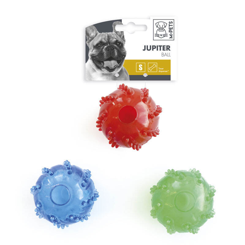 M-Pets (М-Петс) Jupiter Balls - Іграшка м'ячик Юпітер з диспенсером для ласощів, для собак (6,5 см) в E-ZOO