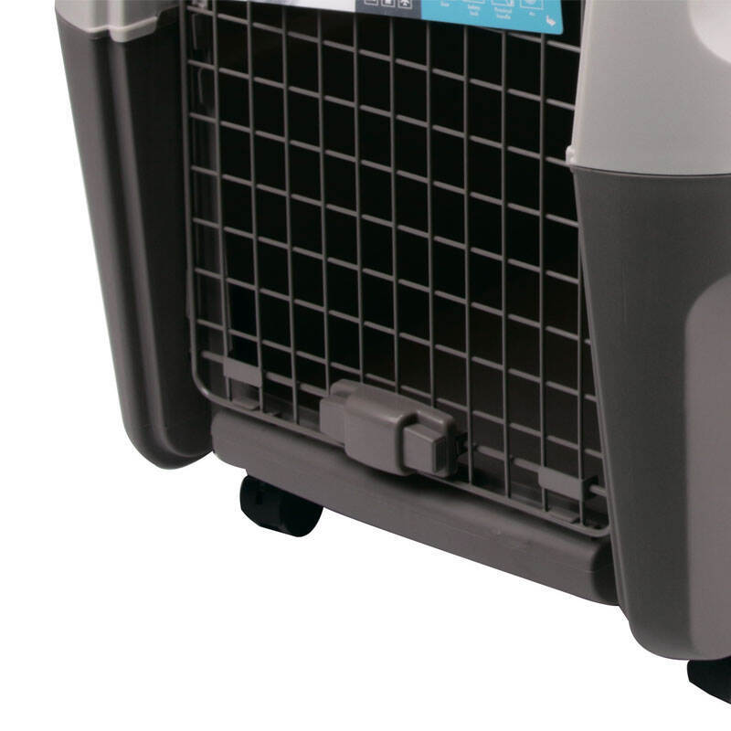 M-Pets (М-Петс) Trek Carrier IATA - Пластиковая переноска с металлической дверцей, соответствующая стандартам IATA для собак весом до 50 кг (91,5х63х67 см) в E-ZOO