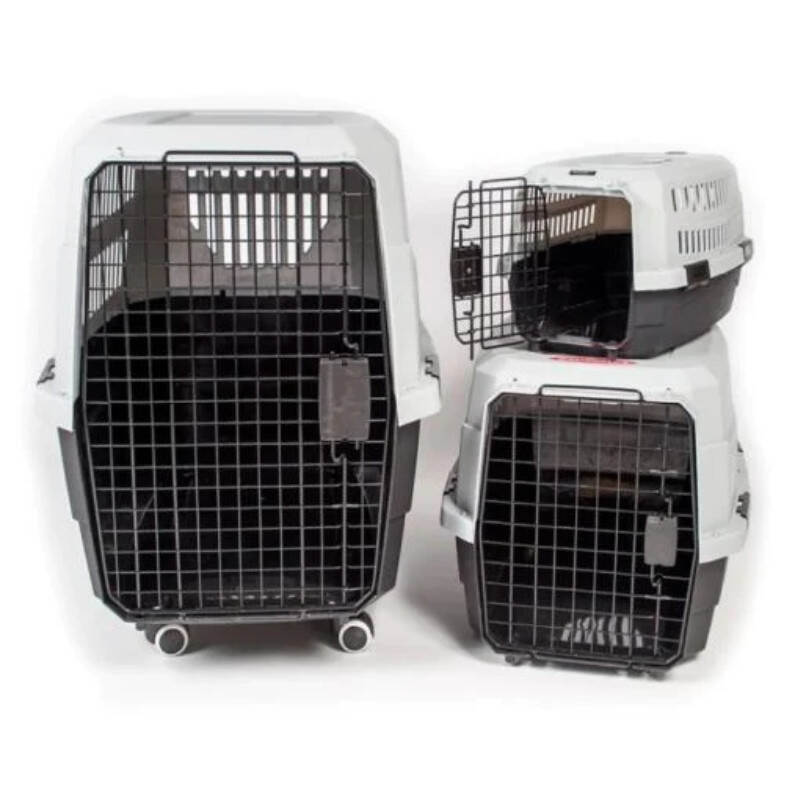 M-Pets (М-Петс) Viaggio Carrier-L IATA - Пластикова переноска, що відповідає стандартам IATA для собак вагою до 22 кг (81,3х56х58,5 см) в E-ZOO