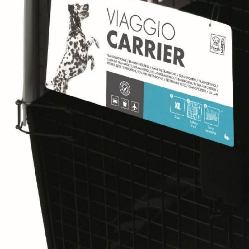M-Pets (М-Петс) Viaggio Carrier-XL IATA - Пластиковая переноска, соответствующая стандартам IATA для собак весом до 32 кг (91,5Х61х66 см) в E-ZOO