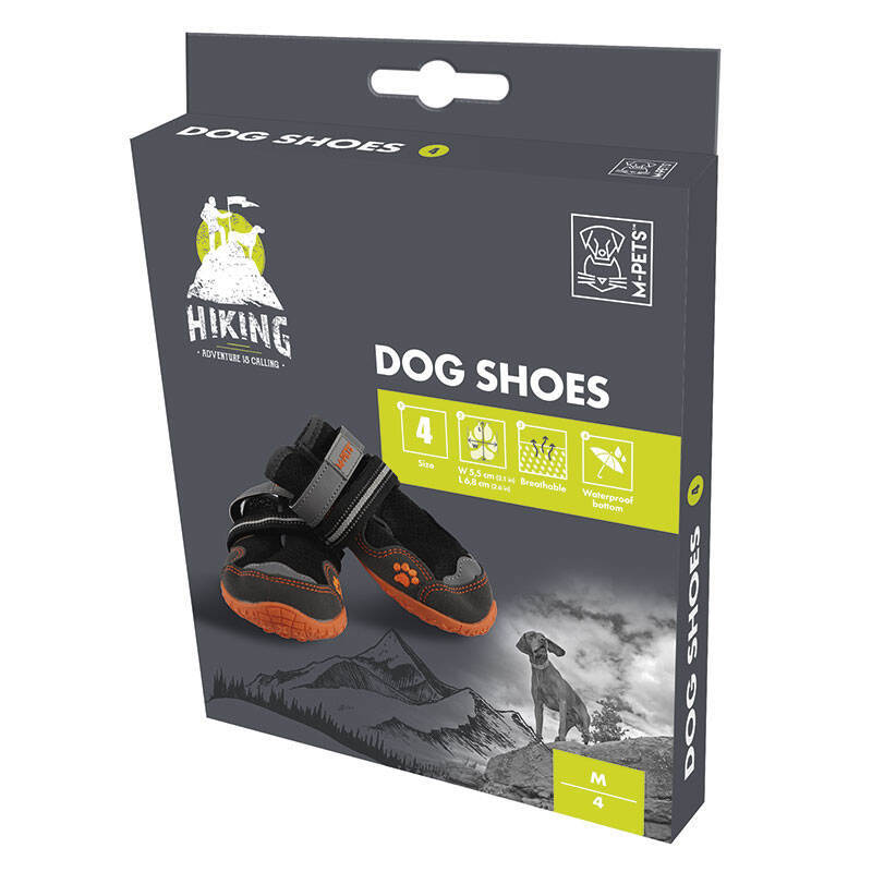 M-Pets (М-Петс) Hiking Dog Shoes - Обувь для пешего туризма для собак (1 пара) (M/4# (5,5 x 6,8 см)) в E-ZOO