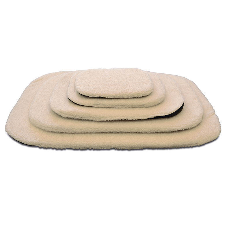 M-Pets (М-Петс) Cushion for Java Dog Bed - Матрац із штучного хутра в пластиковий лежак Ява для собак різних порід та котів (64х42х3 см) в E-ZOO