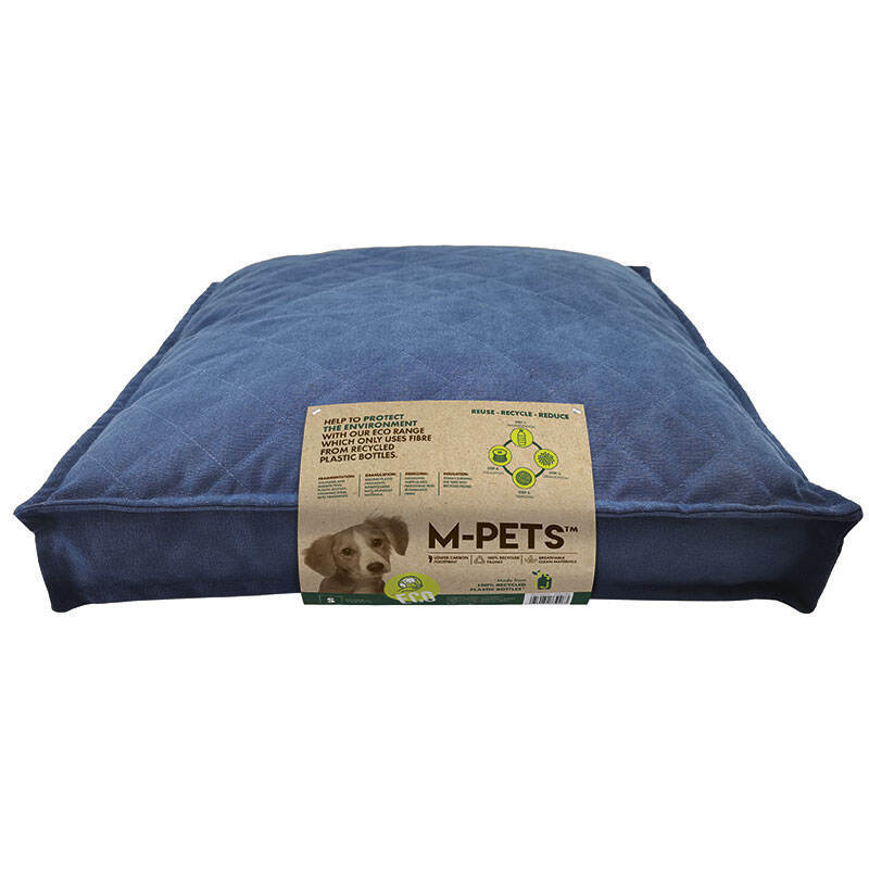 M-Pets (М-Петс) Earth Eco Cushion - Еко-подушка з чохлом, що знімається, й ручкою для собак та котів (55х55х8 см) в E-ZOO