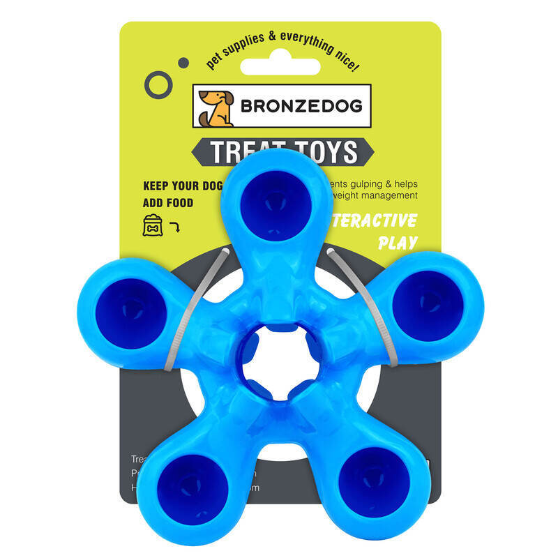 Bronzedog (Бронздог) Smart Star - Игрушка мотивационная Звезда для собак с диспенсером для лакомств (15х10 см) в E-ZOO