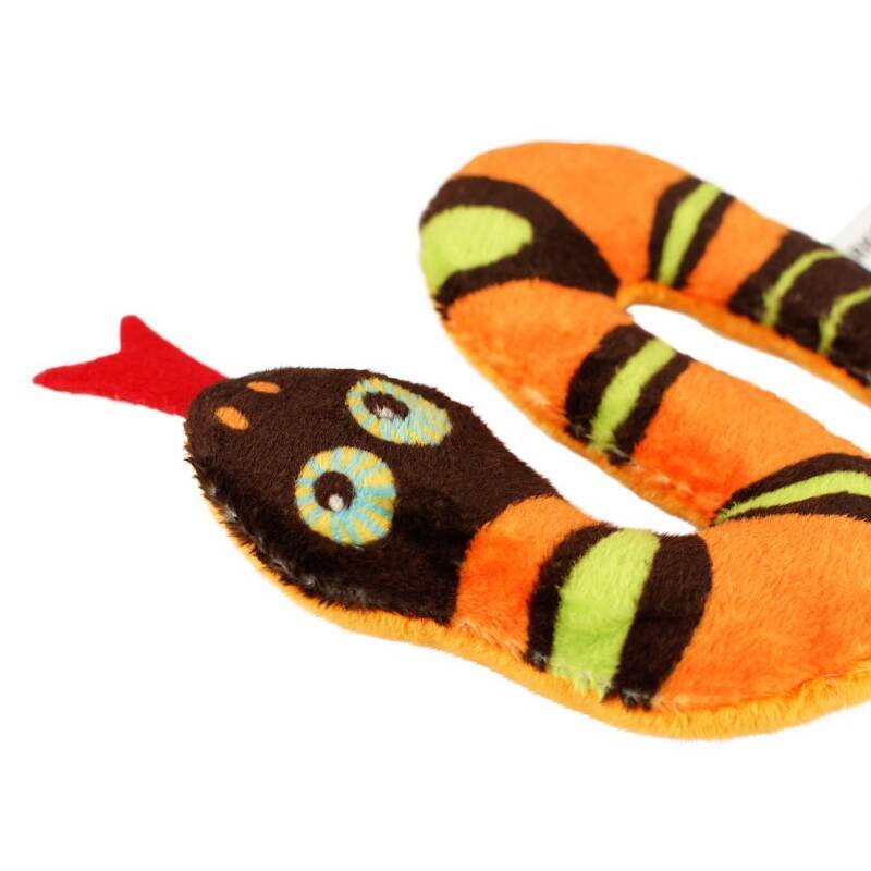 Barksi (Барксі) Snake Catnip - М'яка іграшка Змія для котів з ароматом котячої м'яти (10 см) в E-ZOO