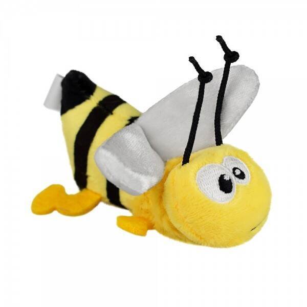 Barksi (Барксі) Bee Sound Toy - М'яка іграшка Бджілка з датчиком дотику та звуковим чіпом для котів (10 см) в E-ZOO