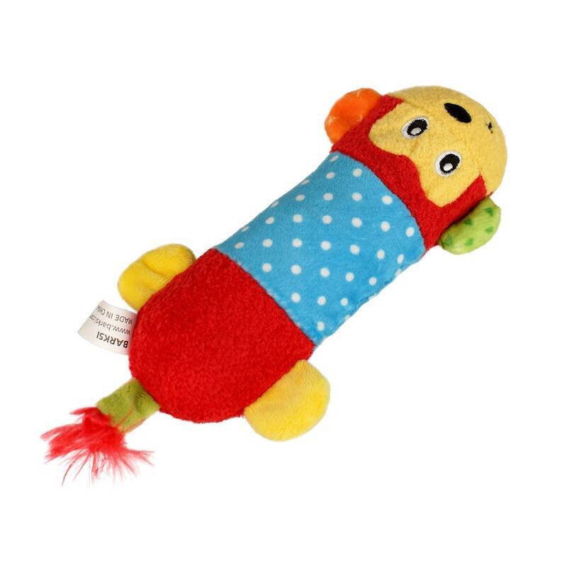 Barksi (Баркси) Monkey Puppy Special - Мягкая игрушка Обезьянка с пищалками 2-х видов для собак мелких пород и щенков (21 см) в E-ZOO