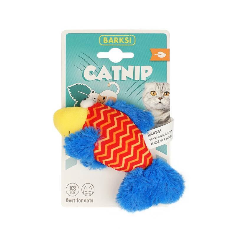 Barksi (Барксі) Fish Catnip - М'яка іграшка Рибка з ароматом котячої м'яти (13 см) в E-ZOO