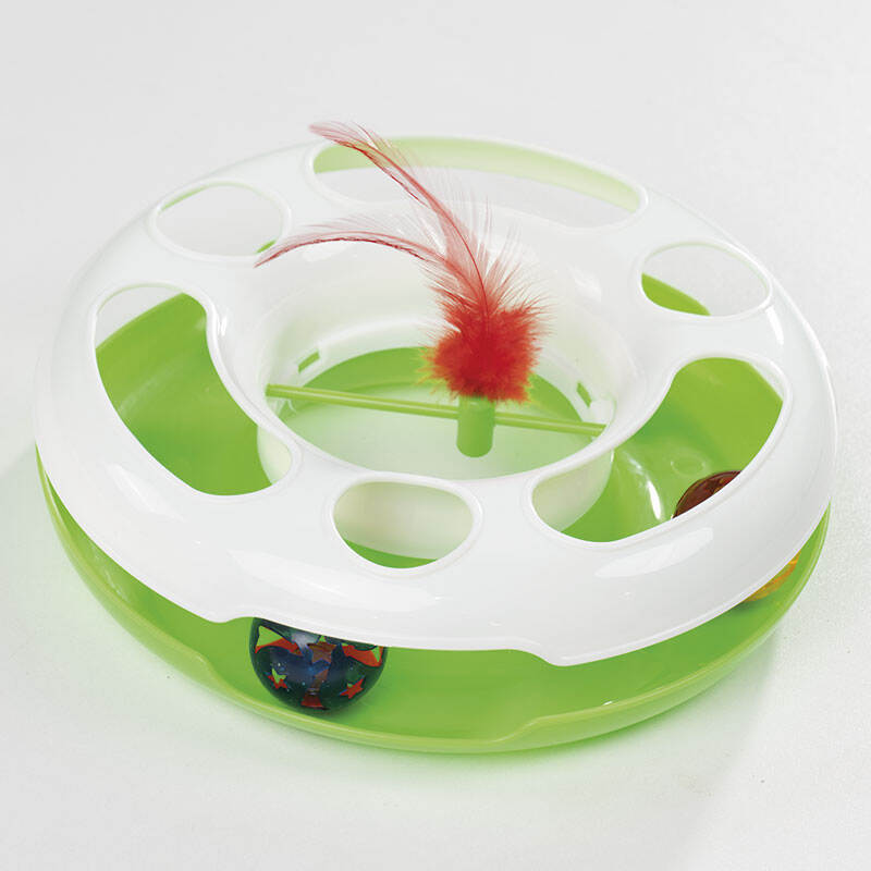 M-Pets (М-Петс) Cat Toy Discus - Интерактивная игрушка Дискус для котов (24,2x24,2x7,2 см) в E-ZOO